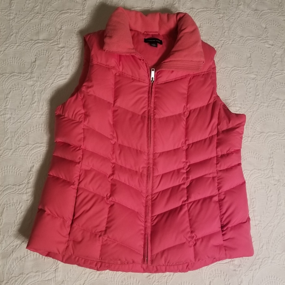 Lands' End Jackets & Coats Lands End Pink Puffer Vest Poshmark